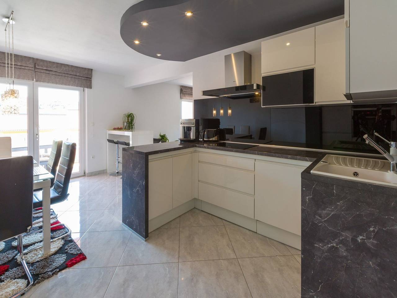 Ganze Wohnung, Apartment Black@white in Klenovica, Primorje-Gorski Kotar