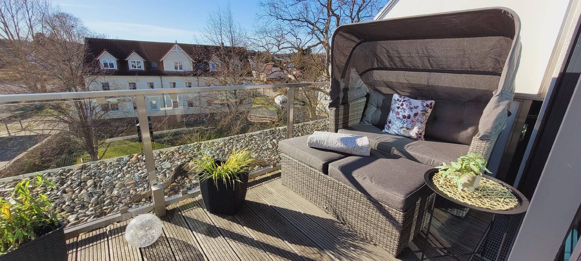Ganze Ferienwohnung, Ferienwohnung im Hafen Lauterbach mit Dachterrasse in Lauterbach (Rügen), Putbus