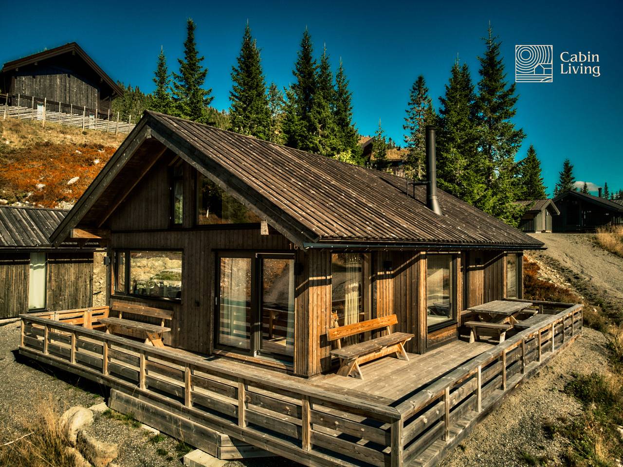 New large cabin Ski in/out Sjusjøen & sauna in Ringsaker
