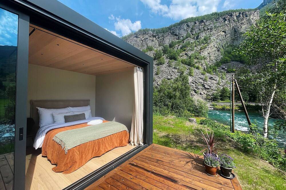 Sustainable and exclusive 2-bedroom apartment with Wifi, Ac in beautiful Flåm in Flåm, Sognefjord