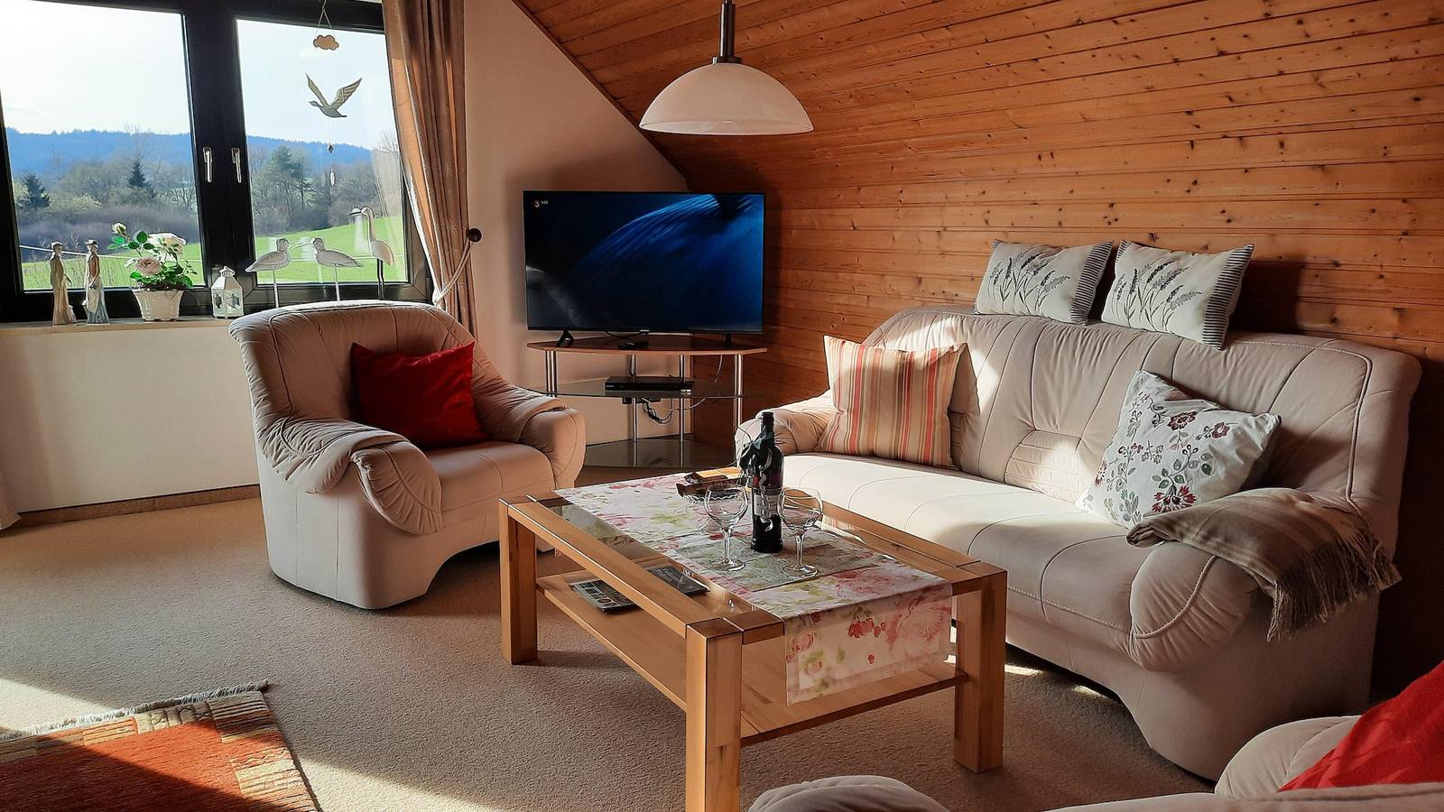 Ganze Ferienwohnung, 3-Bett-Ferienwohnung Du/Wc, 2 Schlafzimmer in Daun, Vulkaneifel