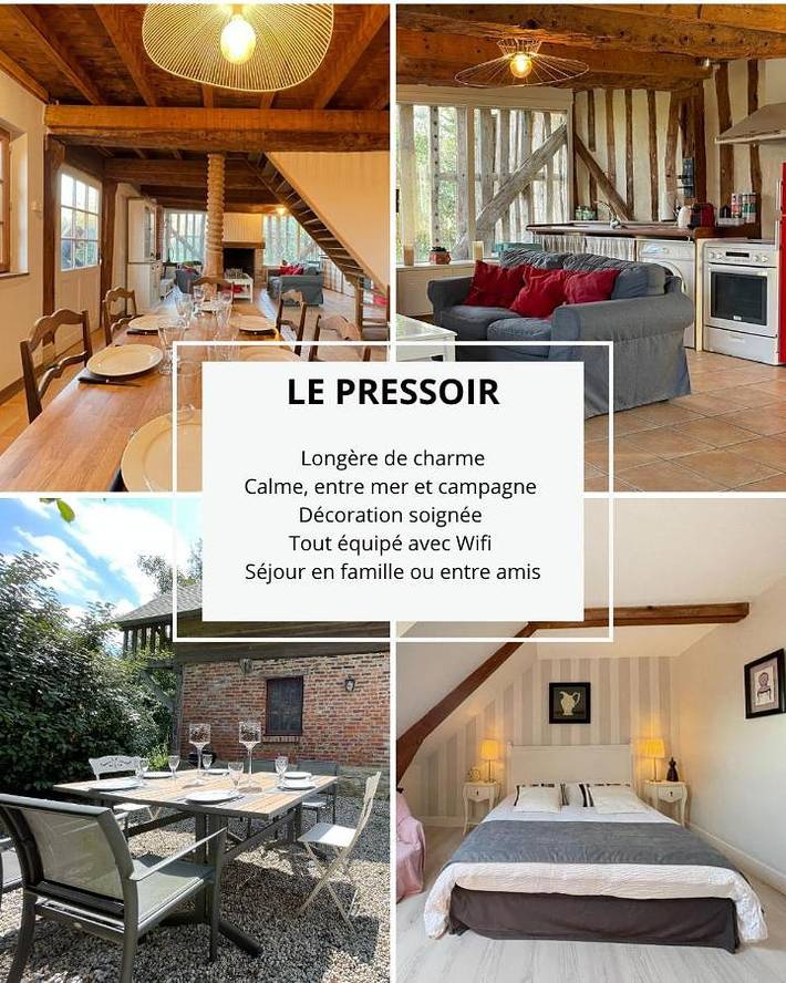 Location de vacances pour 5 personnes, avec vue et terrasse, animaux acceptés à Goustranville - 2