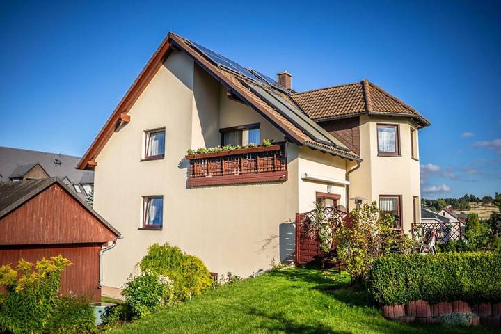 Ferienwohnung für 4 Personen, mit Balkon und Ausblick