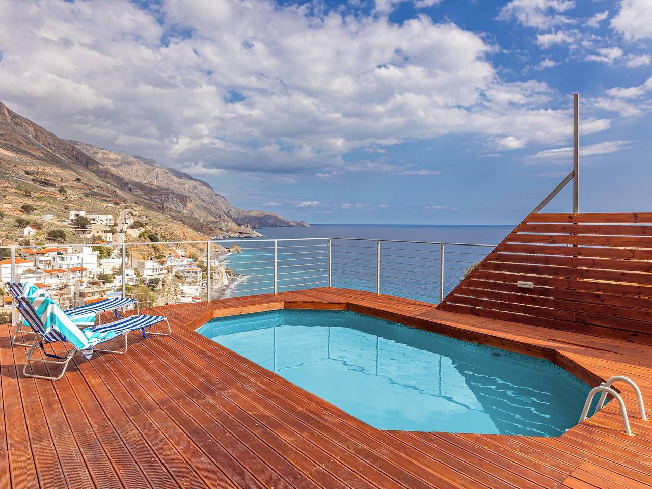 Kretische Villa mit Meerblick für 6 Personen in Iraklio-Heraklion und Umgebung