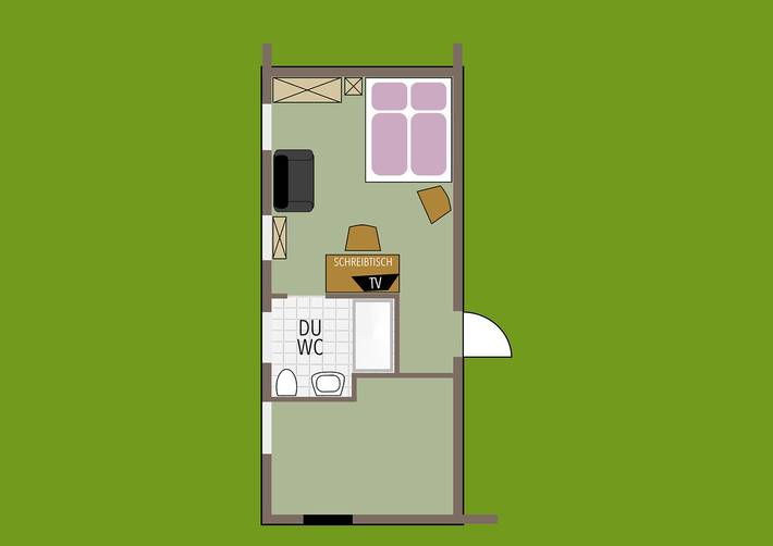 Ferienwohnung für 2 Personen, mit Terrasse und Sauna sowie Garten in Osnabrücker Land - 2