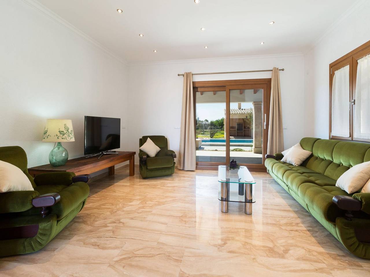 Moderne rustikale Landvilla mit Pool in Lloseta, Mallorca Inselmitte