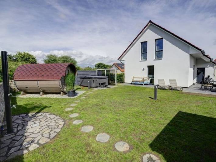 Ferienhaus mit Meerblick für 5 Personen, mit Whirlpool und Garten sowie Sauna, mit Haustier in Holnis - 4
