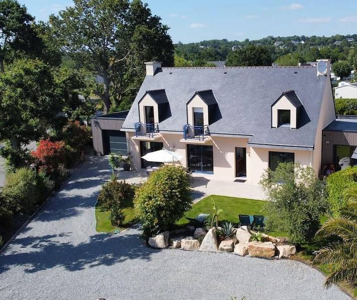 Location de vacances pour 8 personnes, adapté aux familles dans Plage Kerleven - 3