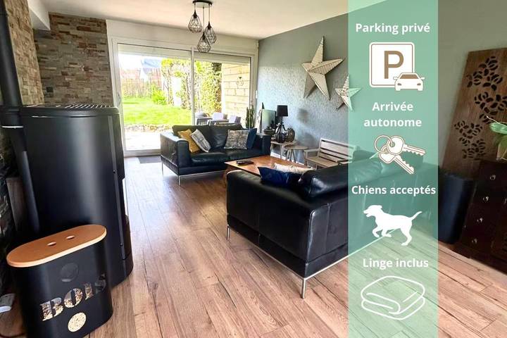 Location de vacances pour 6 personnes, avec jardin, animaux acceptés à Cambes-en-Plaine