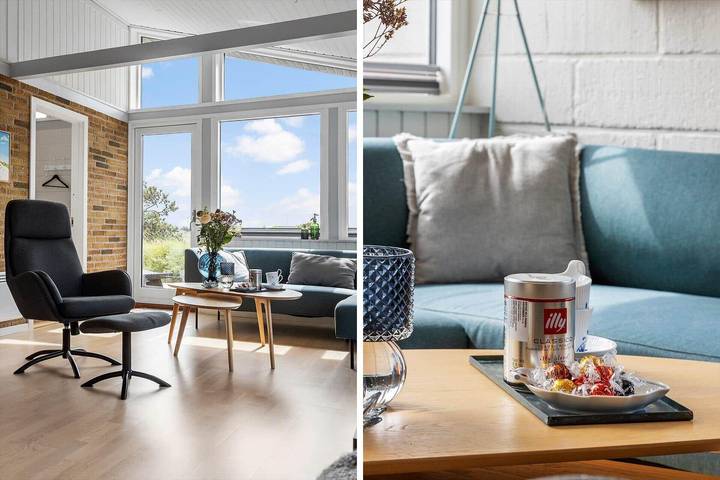 Ferienhaus mit Meerblick für 6 Personen, mit Terrasse in Dänemark an der Nordsee - 4