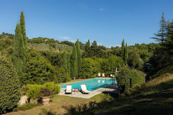 Casa vacanza per 4 persone, con piscina e giardino nonché panorama in Barberino di Mugello