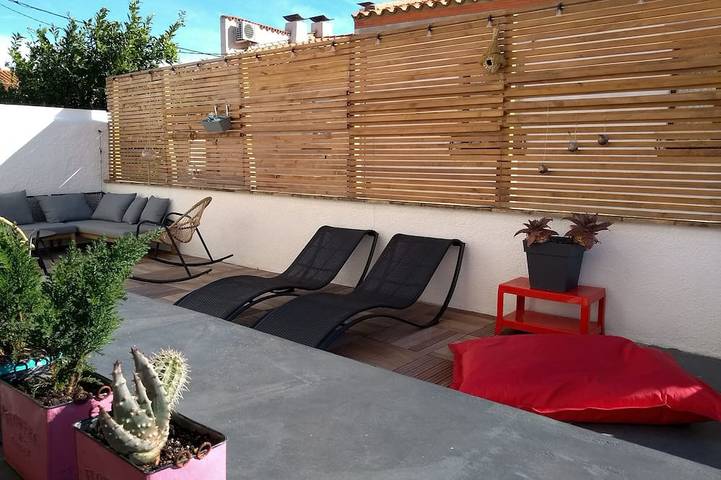 Location de vacances pour 10 personnes, avec terrasse à Banyuls-sur-Mer