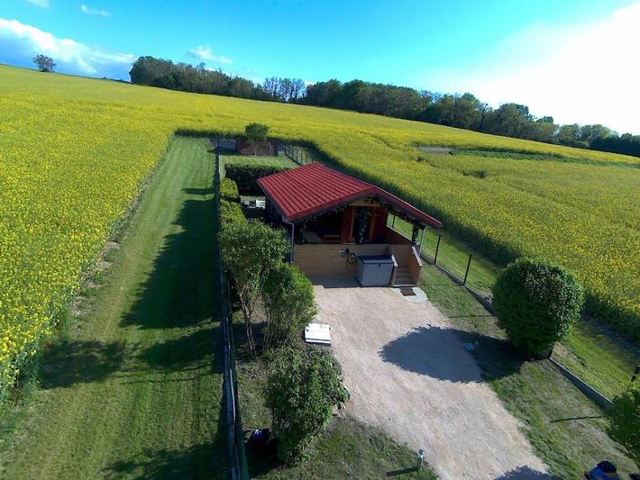 Chalet pour 6 personnes, avec terrasse et jardin