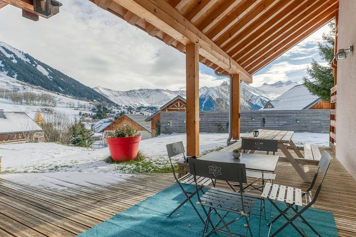 Chalet pour 4 personnes, avec jardin à Saint-Jean-d'Arves