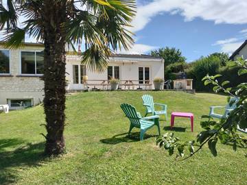 Gîte pour 15 personnes, avec jardin et terrasse, animaux acceptés à Gonneville-en-Auge