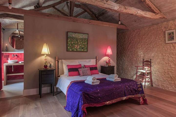 Location de vacances pour 9 personnes, avec piscine et sauna ainsi que jardin et terrasse à Saint-Germain-de-Belvès - 4