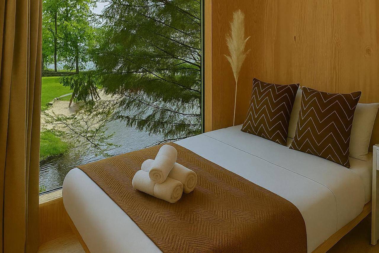 Cały apartament, Herbals Glamping Mielno - domki nad jeziorem i morzem in Mielno, Jezioro Jamno