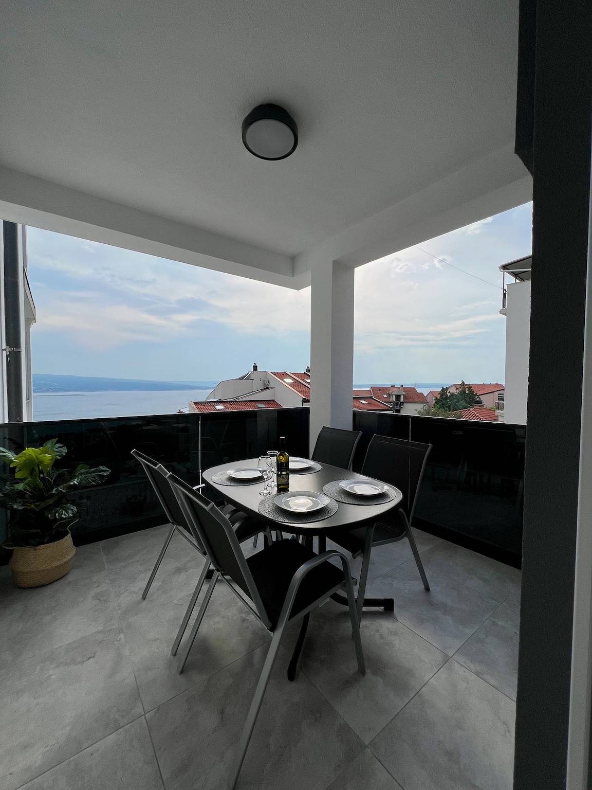 Apartamento entero, Ferienwohnung in Crikvenica mit Meerblick, Balkon, Klimaanlage, W-Lan (3492-1) in Crikvenica, Condado de Primorje-Gorski Kotar