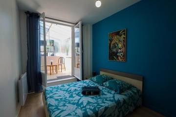 Gîte pour 4 personnes, avec terrasse à Saint-Vulbas