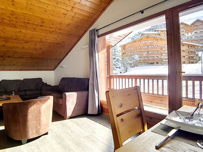 Chalet pour 10 personnes, avec Balcon et Sauna dans Les Menuires