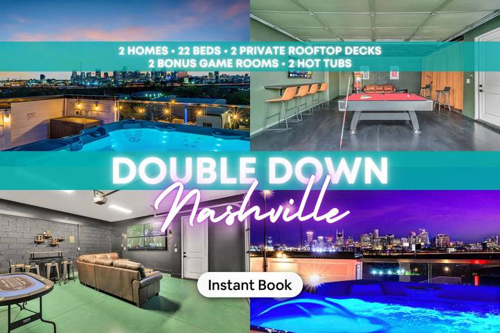 Vacation house for 24 people, with terrace in Nashville