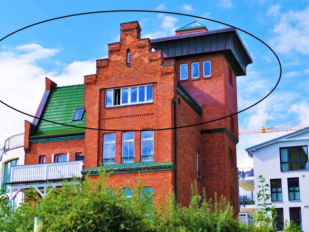 Ganze Ferienwohnung, Premium Hafenblick Lotsenturm Panoramaplattform - Adlerhorst in Sassnitz, Nationalpark Jasmund