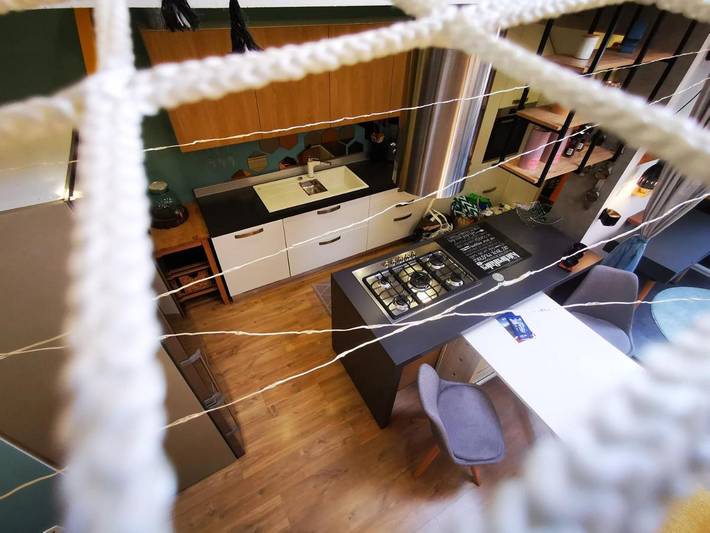 Appartement de vacances pour 7 personnes, avec jacuzzi ainsi que terrasse et sauna