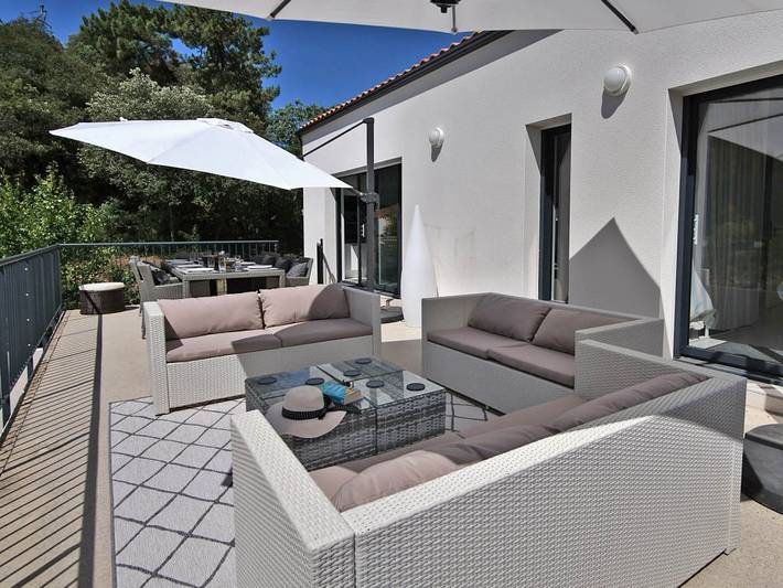 Villa pour 8 personnes, avec piscine ainsi que jardin et terrasse à La Tranche-sur-Mer - 3