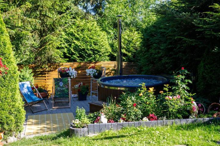Apartament wakacyjny dla 4 osób, z Jacuzzi i Taras oraz Ogród i Widok w Białka Tatrzańska