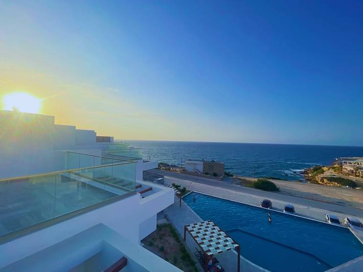 Appartamento per 5 persone, con Vista oceano e Balcone/Terrazza nonché Giardino in Cipro