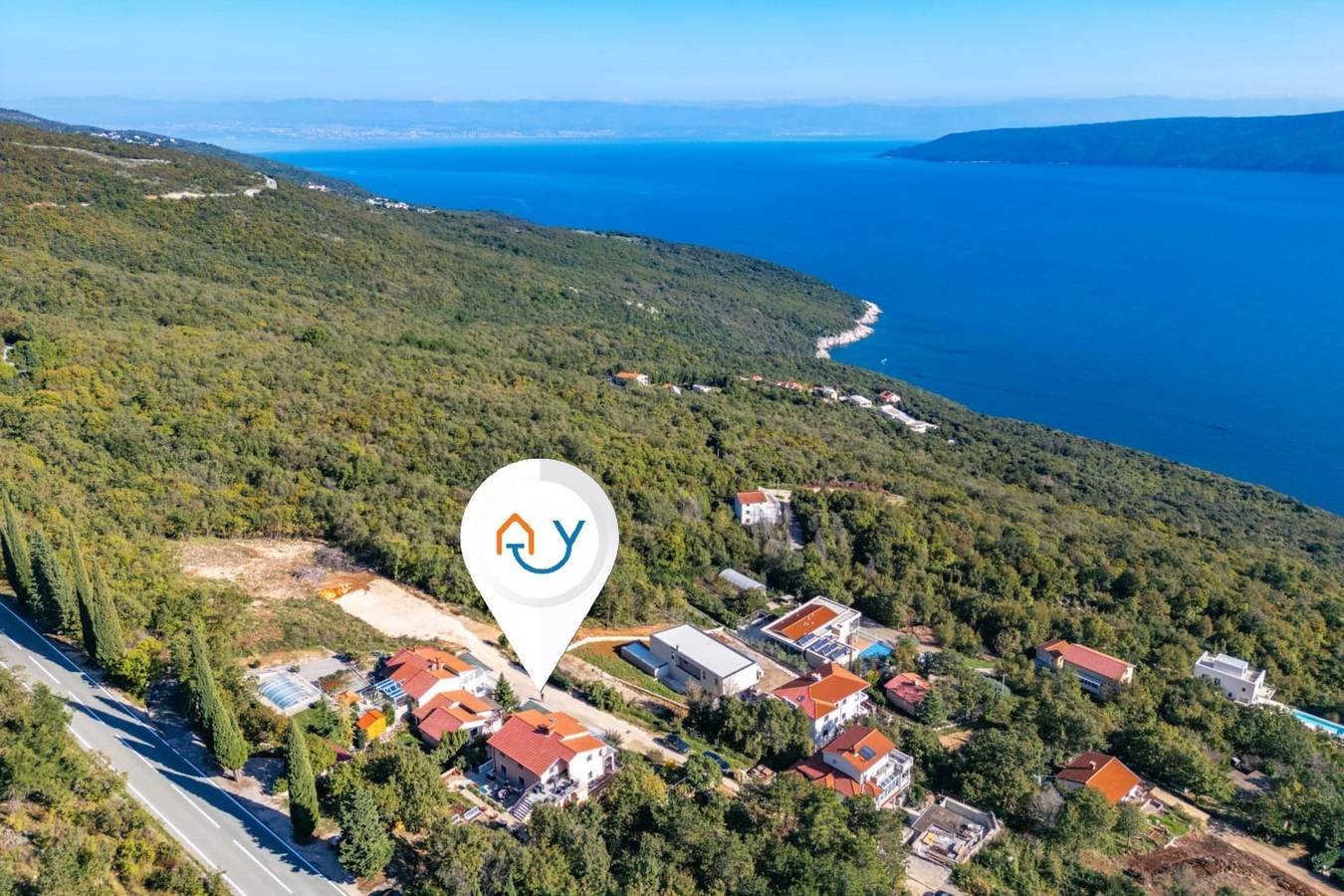 Ganze Wohnung, Seaview House - Leana Apartment in Plomin, Ostküste Istrien