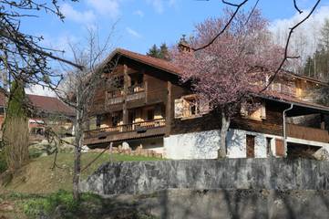 Maison de campagne pour 10 personnes, avec jardin et vue, animaux acceptés à Les Villards-sur-Thônes