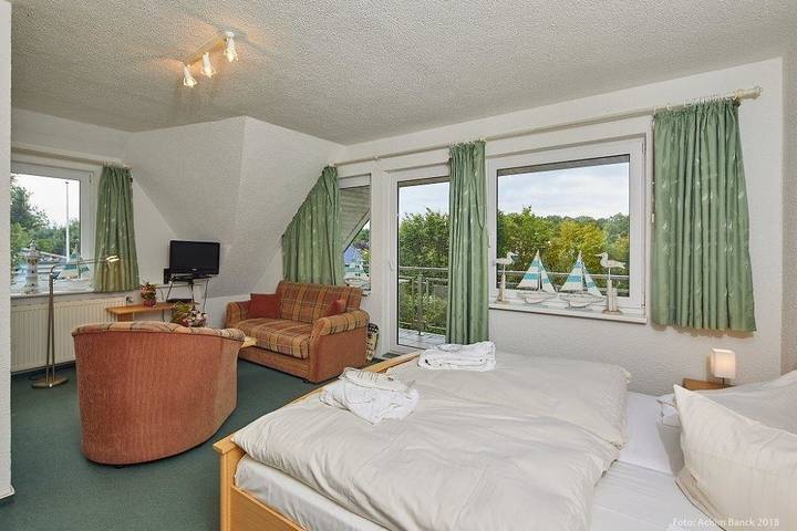 Ferienwohnung für 2 Personen, mit Balkon, mit Haustier