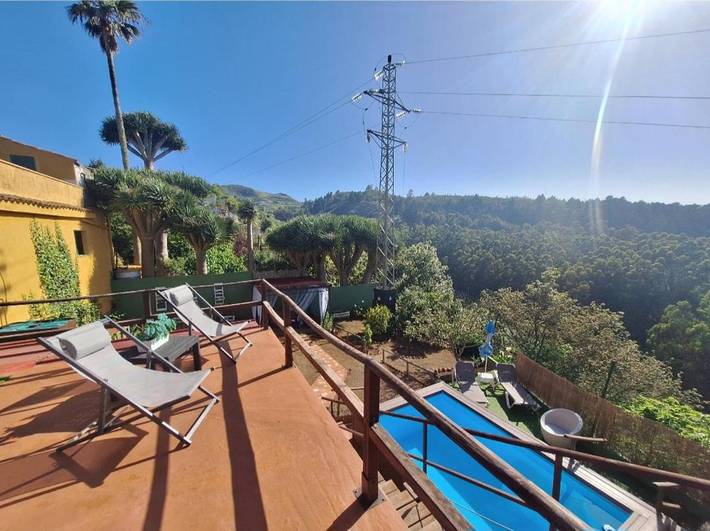 Casa rural para 6 personas, con piscina además de vistas y jardín, Se admiten mascotas en Santa María de Guía de Gran Canaria - 3