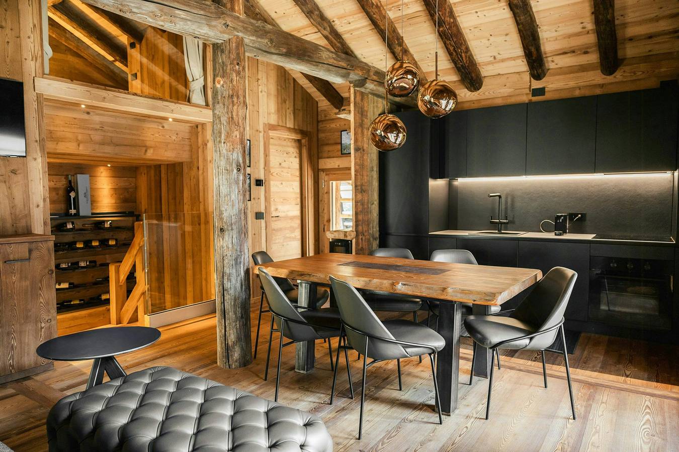 Baita Walser con Spa in roccia e vista Monte Rosa in Alagna Valsesia, Alpi Pennine