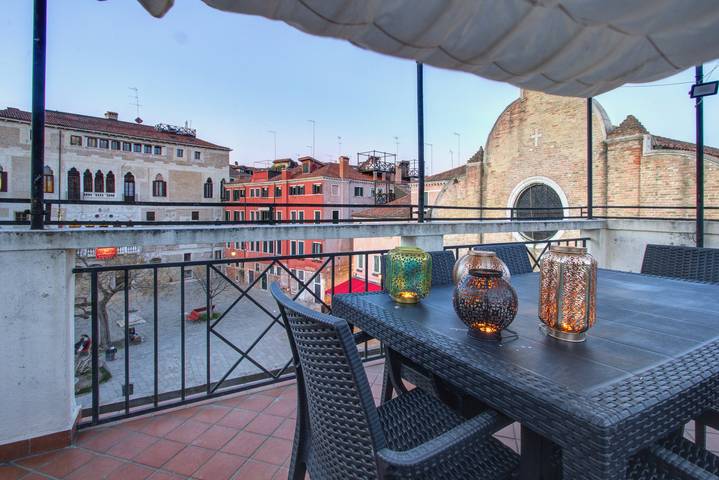 Apartamento para 5 personas, con terraza en Venecia