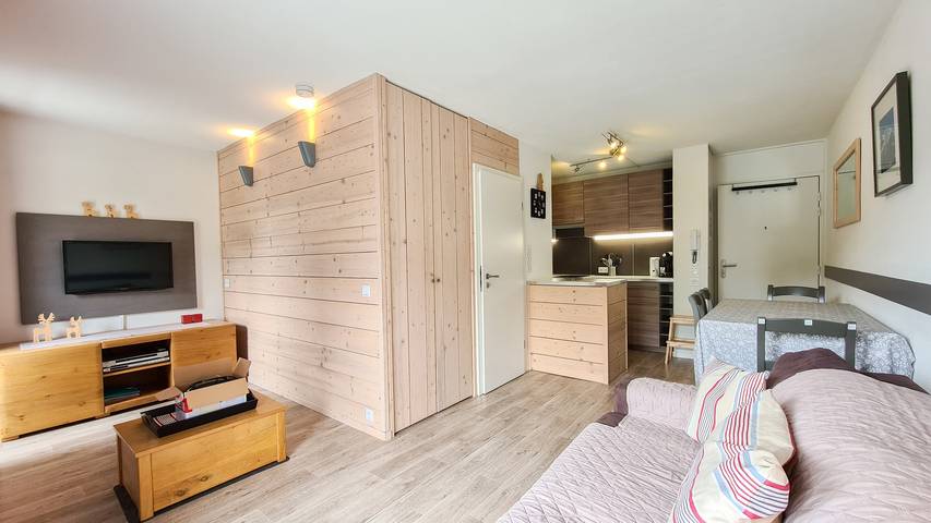 Studio pour 4 personnes, avec balcon/terrasse