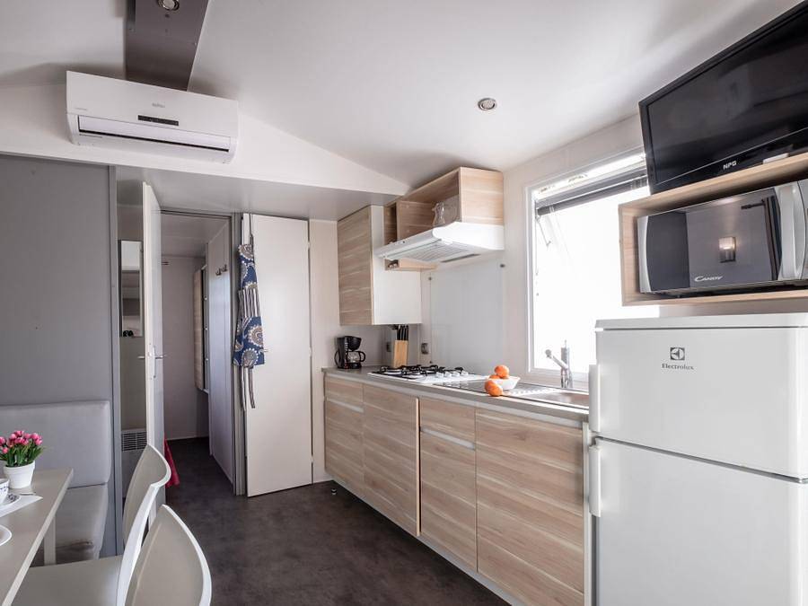 Camping Estival Vendrell Platja - Mobilhome 4 personas - 2 habitaciones in Vendrell, Costa Dorada