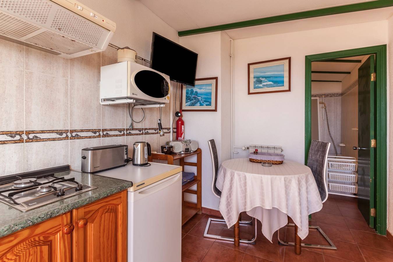 Ganzes Studio, Ferienstudio „Casa Victor – Apartment Jorge“ mit Meerblick, Gemeinschaftspool und Wlan in La Orotava, Teneriffa Nord