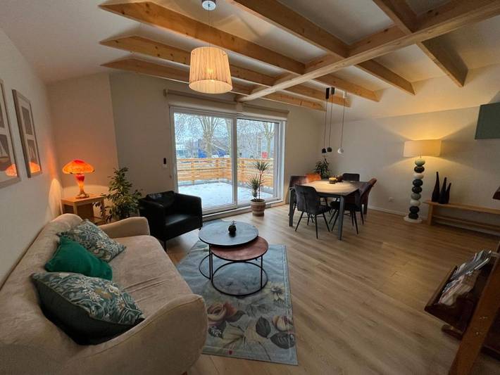 Gîte pour 4 personnes, avec Balcon et Terrasse ainsi que Jardin et Vue à Illkirch-Graffenstaden