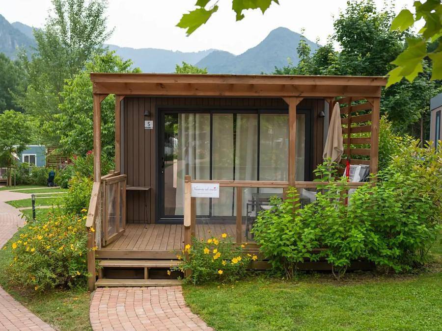 Lago Idro Glamping Boutique - Mobilheim 3 personen - Würfel-Suite Xl in Anfo, Gardasee-Berge