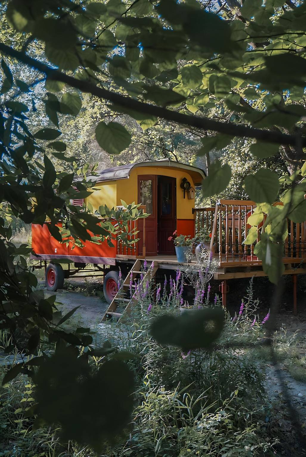 Apartamento inteiro, Roulotte Tzigane à beira do ribeiro - drôme provençale (2p) in Marsanne, Nyons (Região)