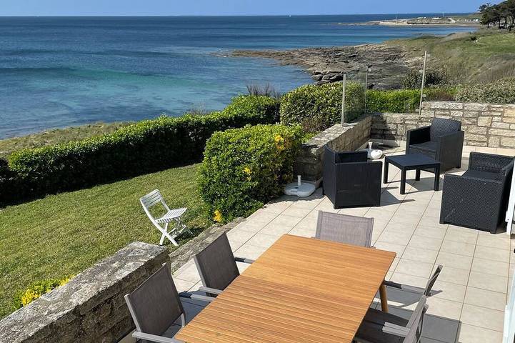 Gîte pour 8 personnes, avec terrasse et jardin dans Plage Kercambre