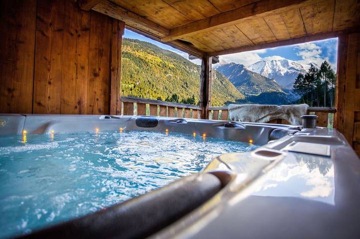 Chalet pour 6 personnes, avec jardin et jacuzzi à Saint-Gervais-les-Bains