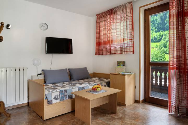 Vakantiewoning voor 6 personen, met balkon en tuin in Trentino