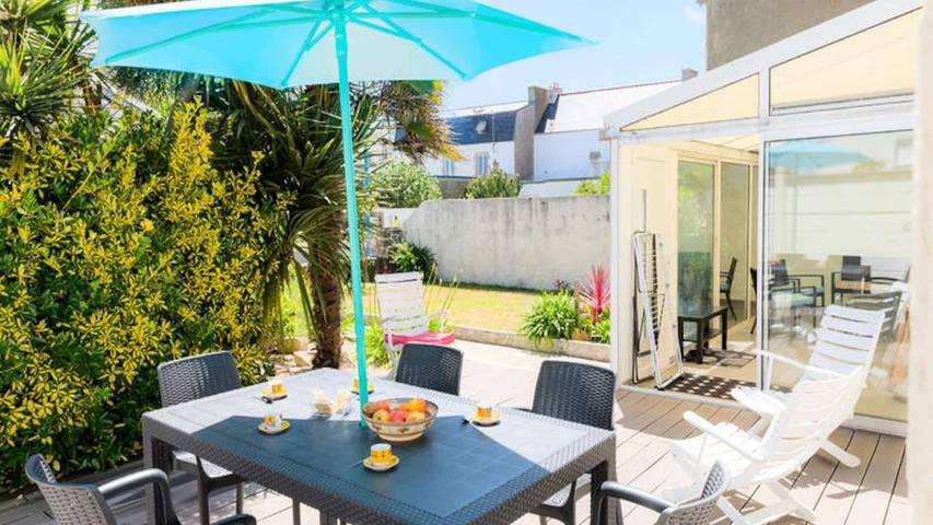 Appartement de vacances pour 7 personnes, avec jardin