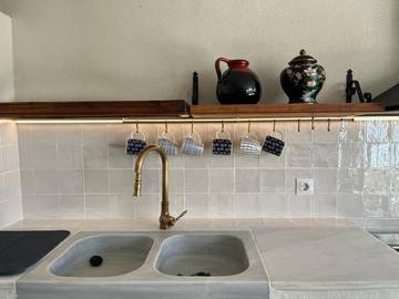Chambre d’hôte pour 2 personnes, avec terrasse ainsi que jardin et vue à Amposta