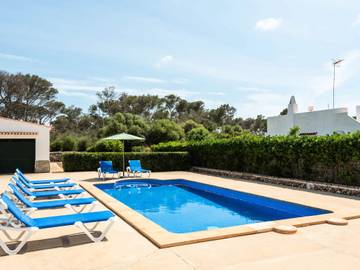 Villa in Cala Blanca, Ciutadella für 7 