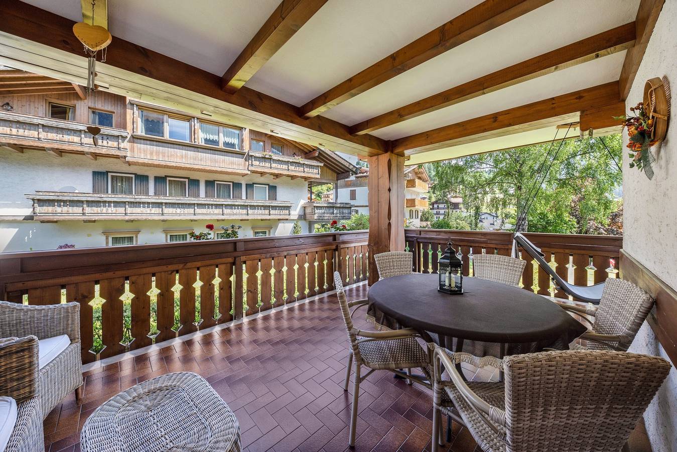 Ganze Wohnung, Ferienwohnung "Residenz Lastè Catinaccio" mit Bergblick, Wlan, Garten & Balkon in Moena, Dolomiti Superski