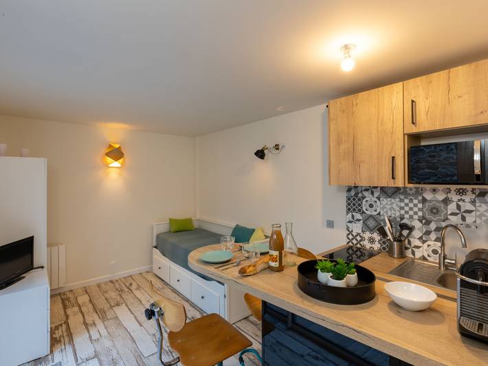 Appartement de vacances pour 2 personnes, avec terrasse à Dinard